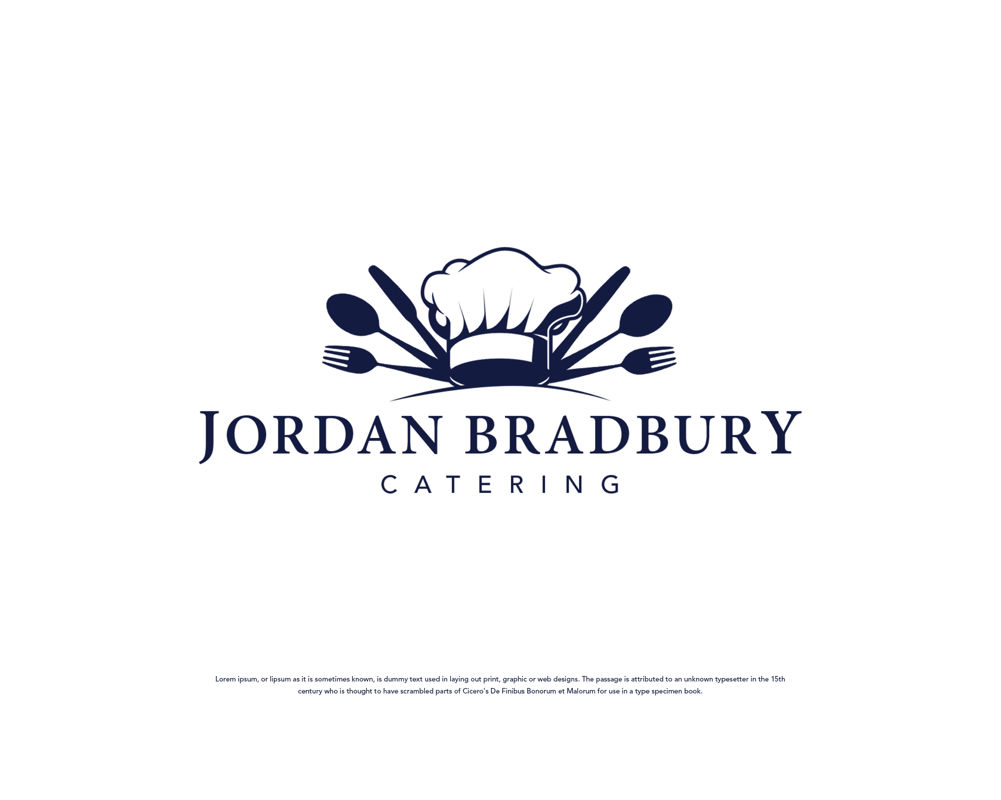 Logo Design Entry 1748888 submitted by Ed Art to the contest for Jordan Bradbury Catering  run by Jebradbury