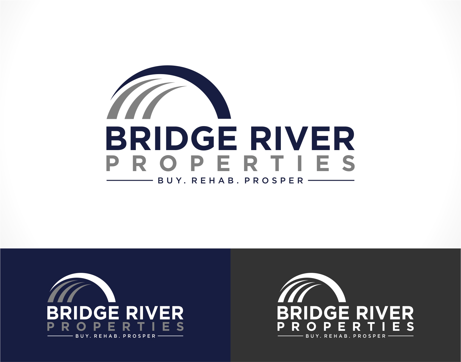 Logo Design entry 1748198 submitted by beckydsgn to the Logo Design for Bridge River Properties run by Chris_BRP