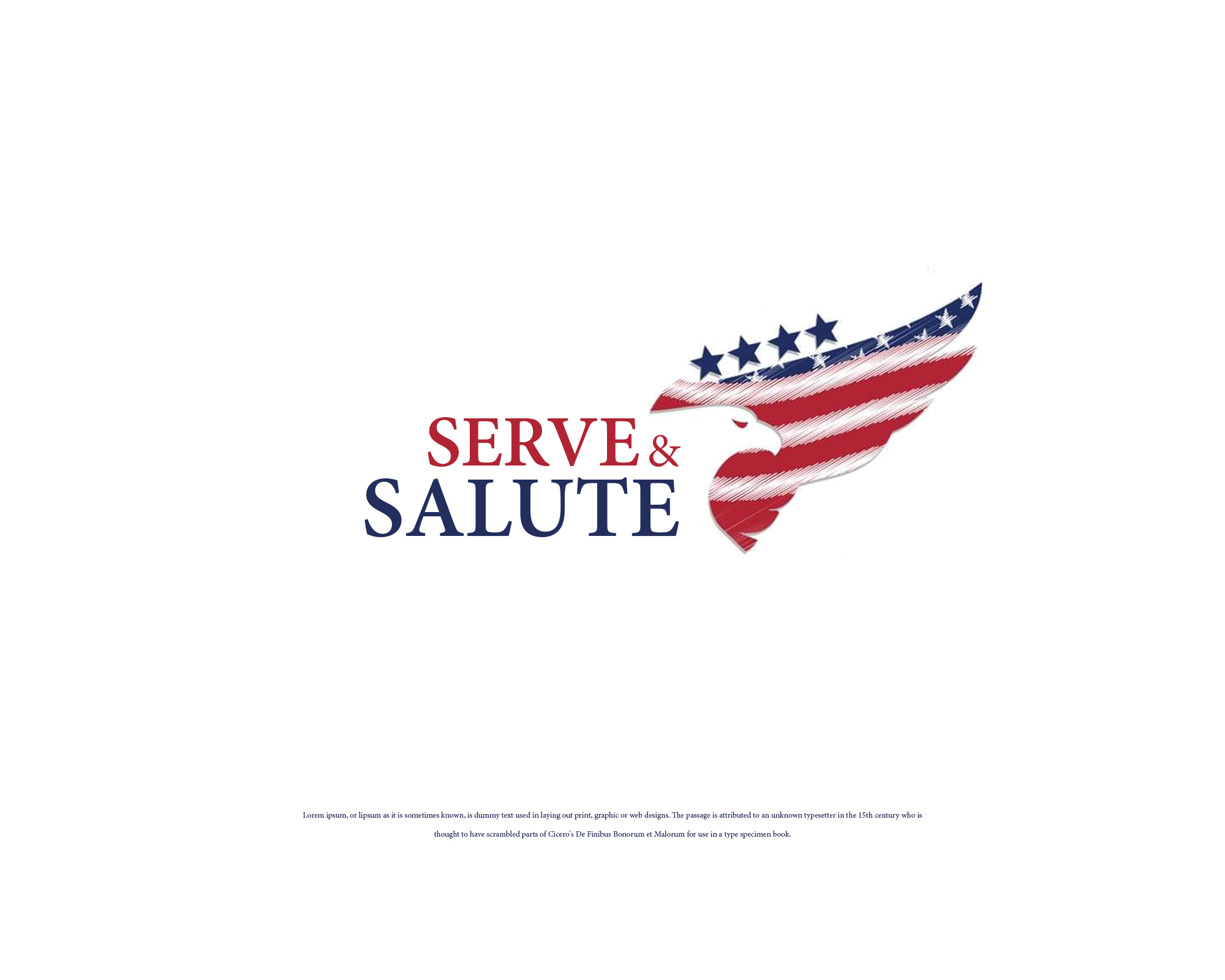 Logo Design Entry 1742251 submitted by Ed Art to the contest for Serve & Salute  run by emilybourdon