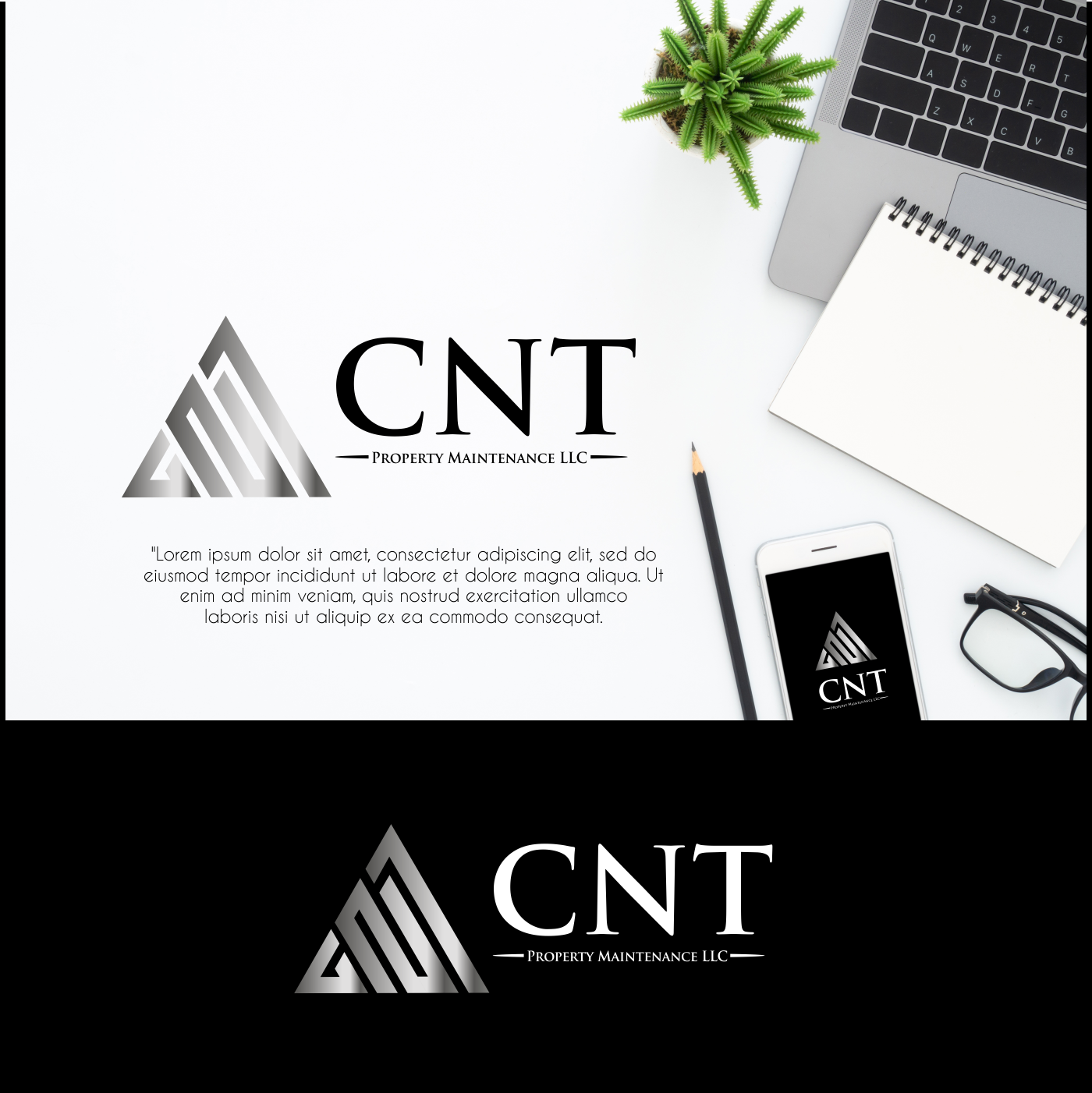 Logo Design entry 1758209 submitted by appa to the Logo Design for CNT Property Maintenance llc run by CAMILLE NAGY