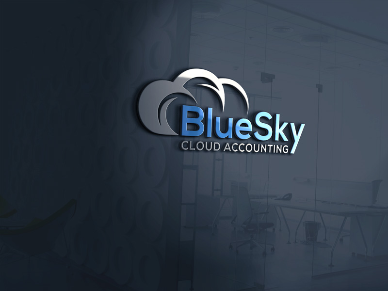 Logo Design entry 1758743 submitted by Sa_Shamjet to the Logo Design for BlueSky Cloud Accounting run by ahatch