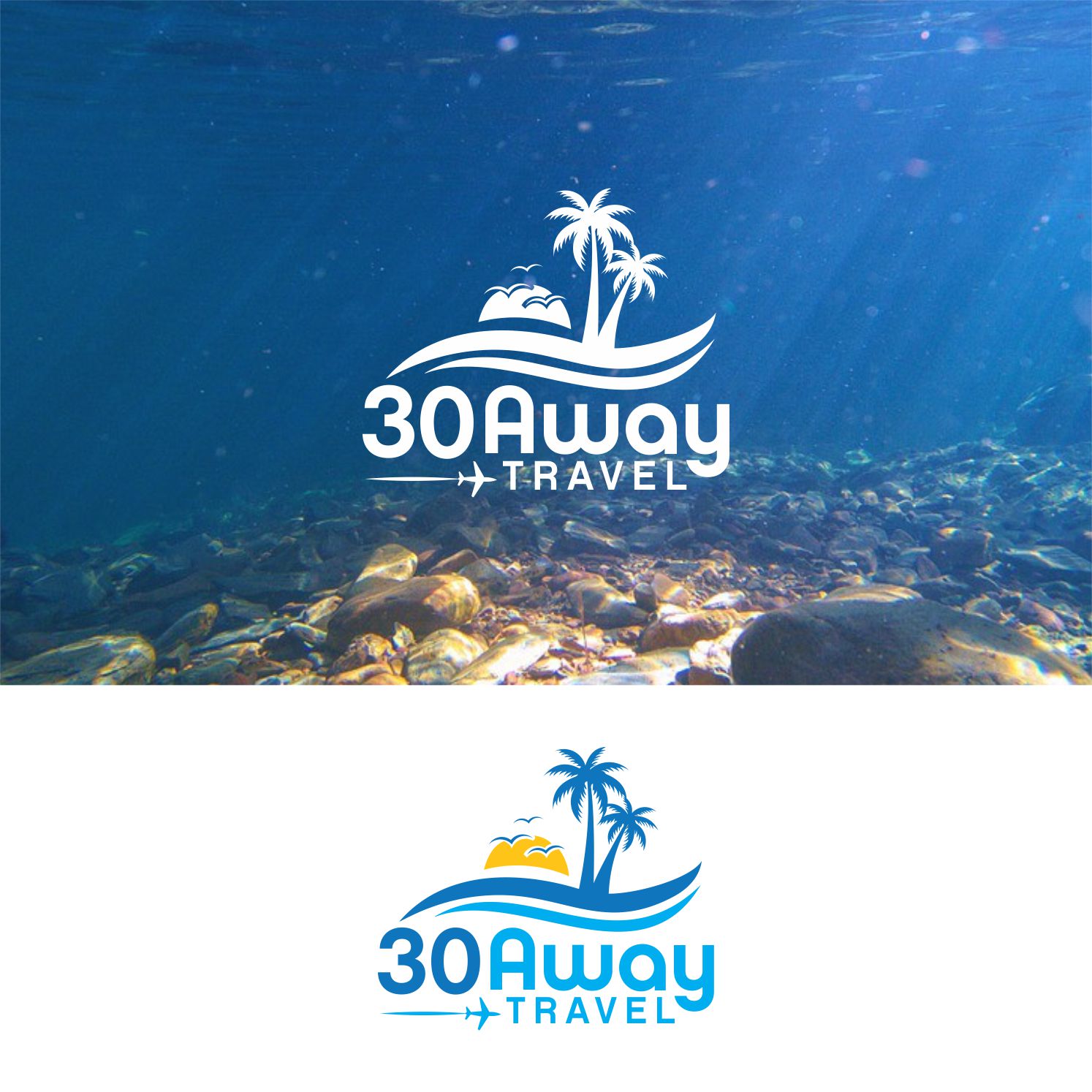 Logo Design entry 1762244 submitted by jhony to the Logo Design for 30AWAY Travel run by SCPN