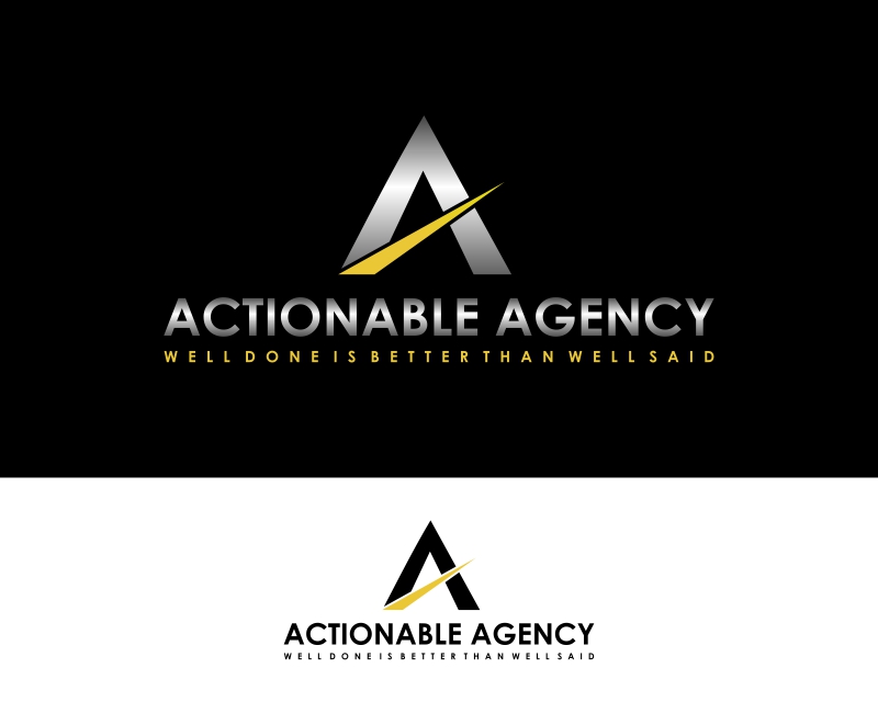 Logo Design Entry 1766766 submitted by FebrianAdi to the contest for Actionable Agency run by Marz3