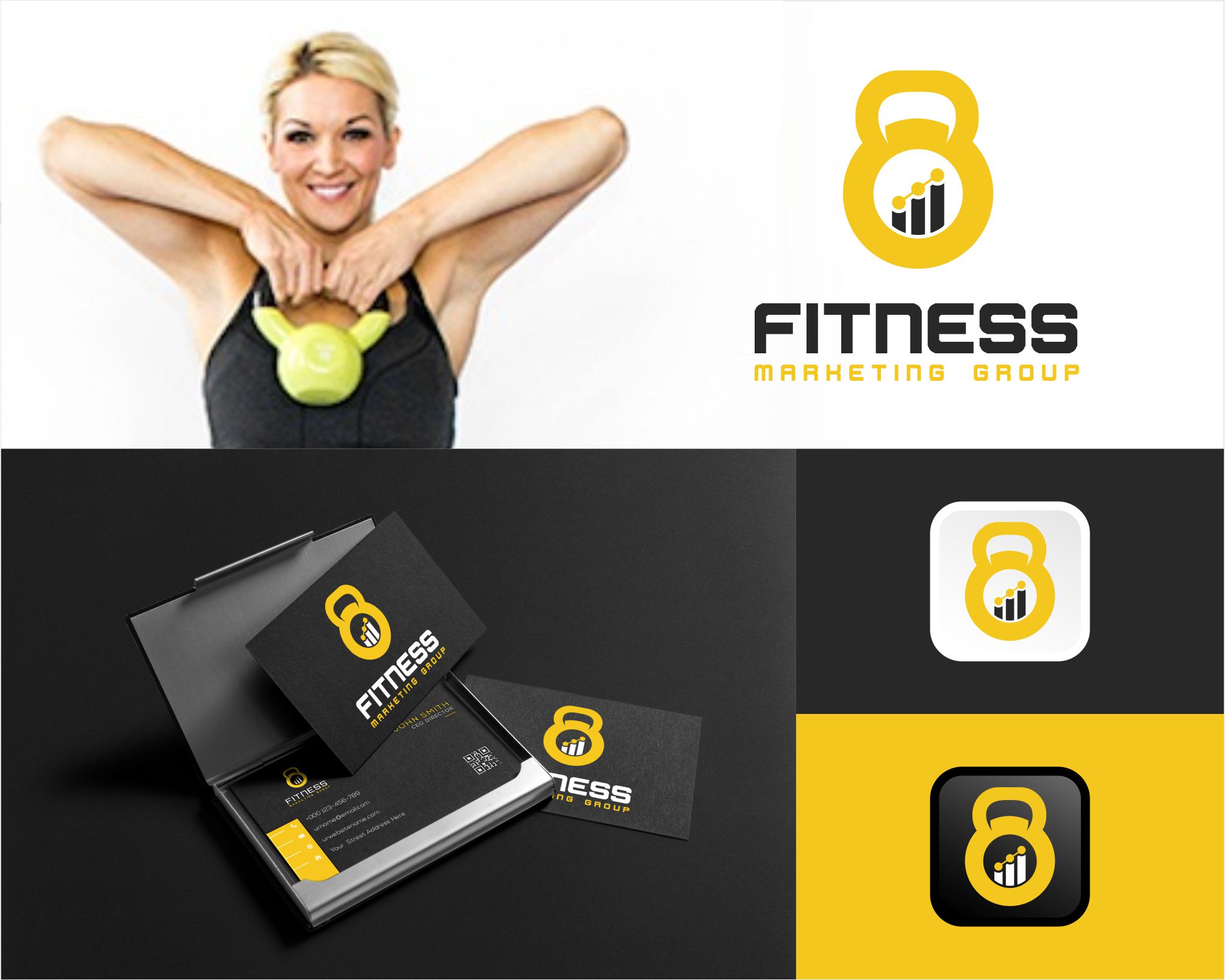 Logo Design Entry 1777377 submitted by Moderat to the contest for Fitness Marketing Group run by WatanabeStevenC