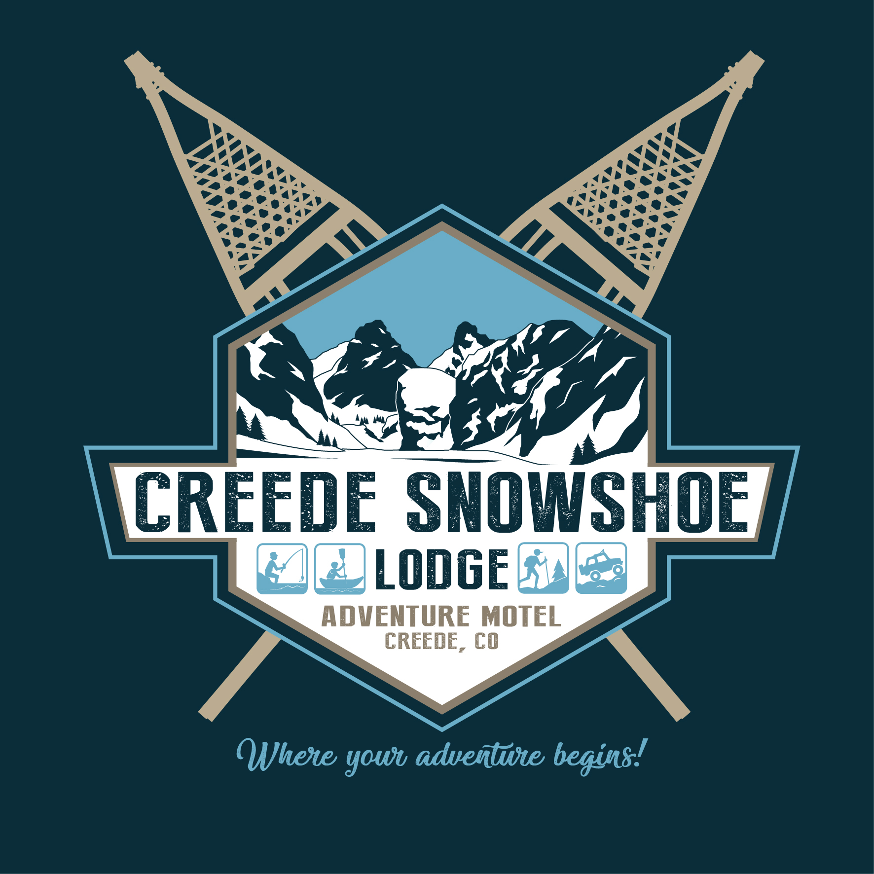 Logo Design entry 1788850 submitted by sirtwo to the Logo Design for Creede Snowshoe Lodge run by Snowshoe