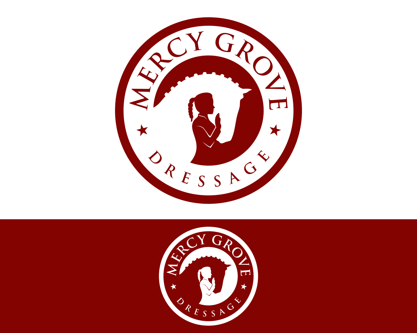 Logo Design entry 1795735 submitted by Ivank to the Logo Design for Mercy Grove Dressage run by Brpoole