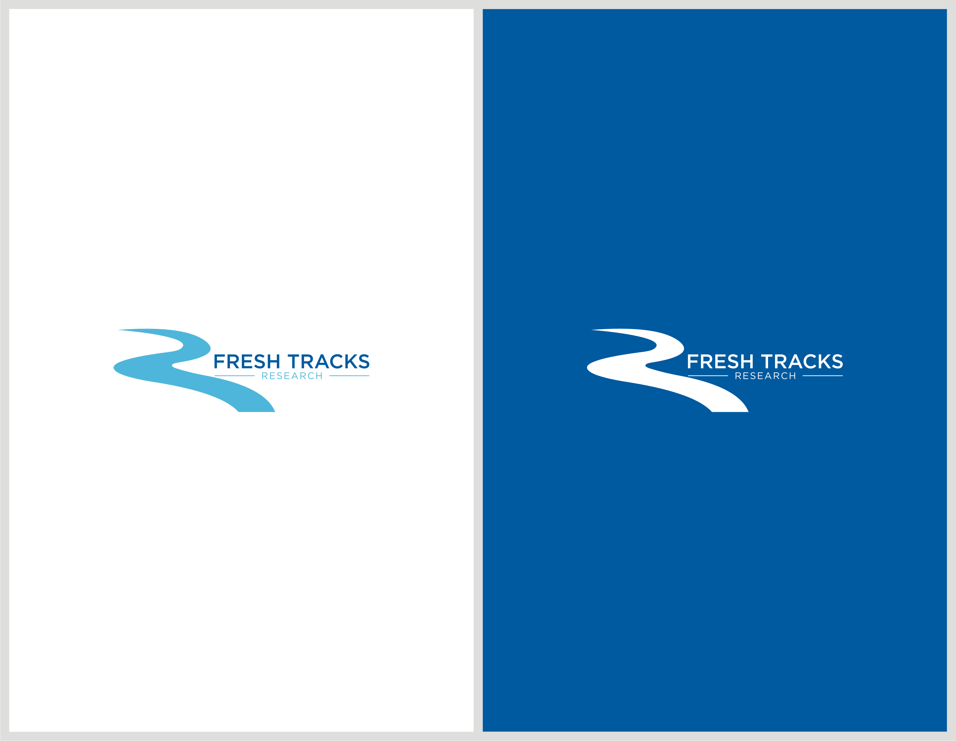 Logo Design entry 1796420 submitted by kanby A to the Logo Design for Fresh Tracks Research run by patrickoneil