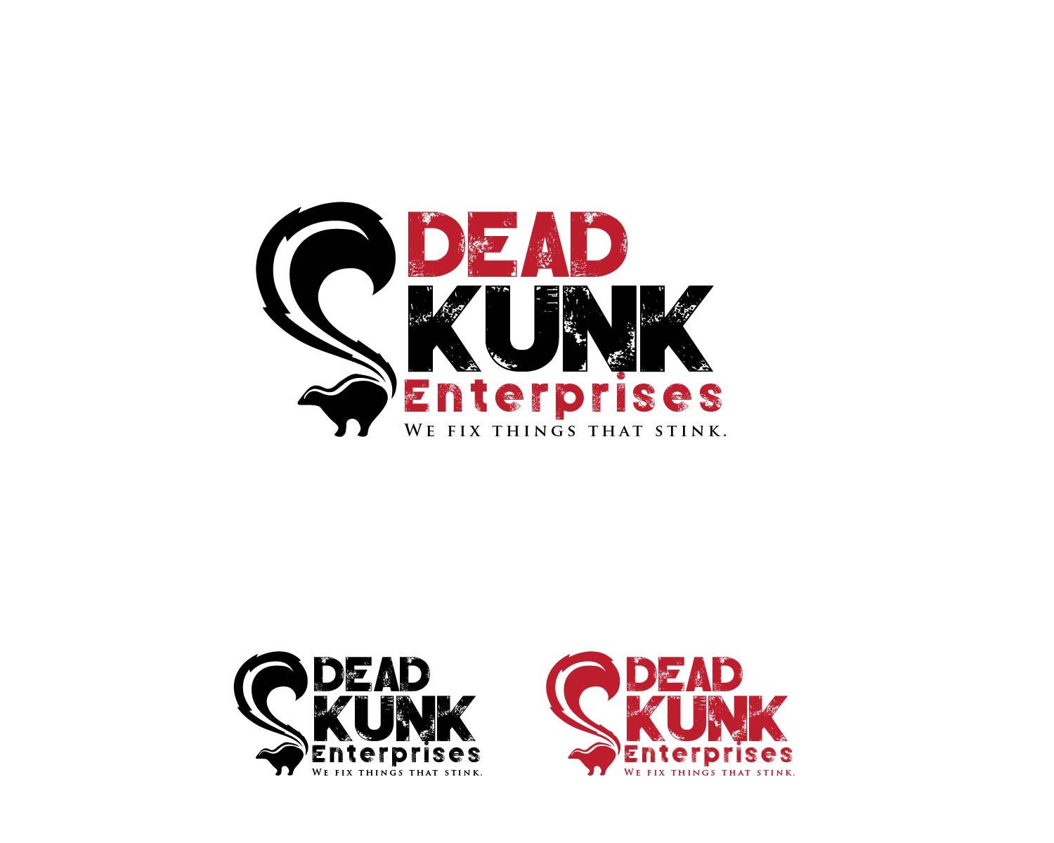 Logo Design Entry 1798467 submitted by JBsign to the contest for Dead Skunk Enterprises run by DeadSkunk