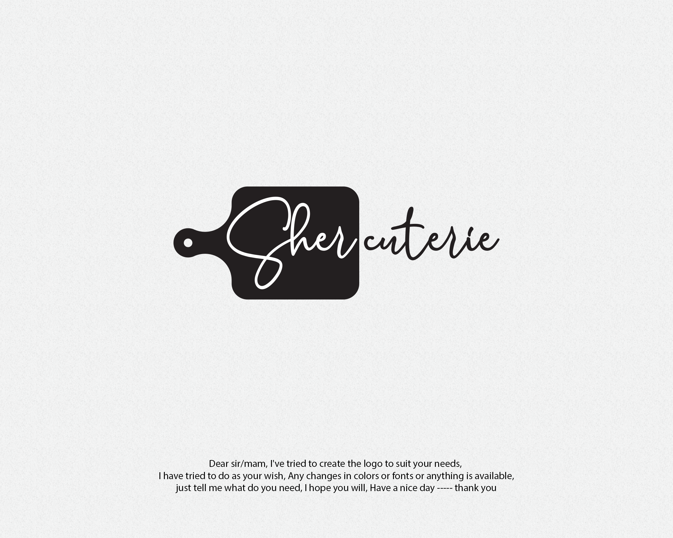 Logo Design entry 1799541 submitted by ENVIRON to the Logo Design for Shercuterie run by gashingoods