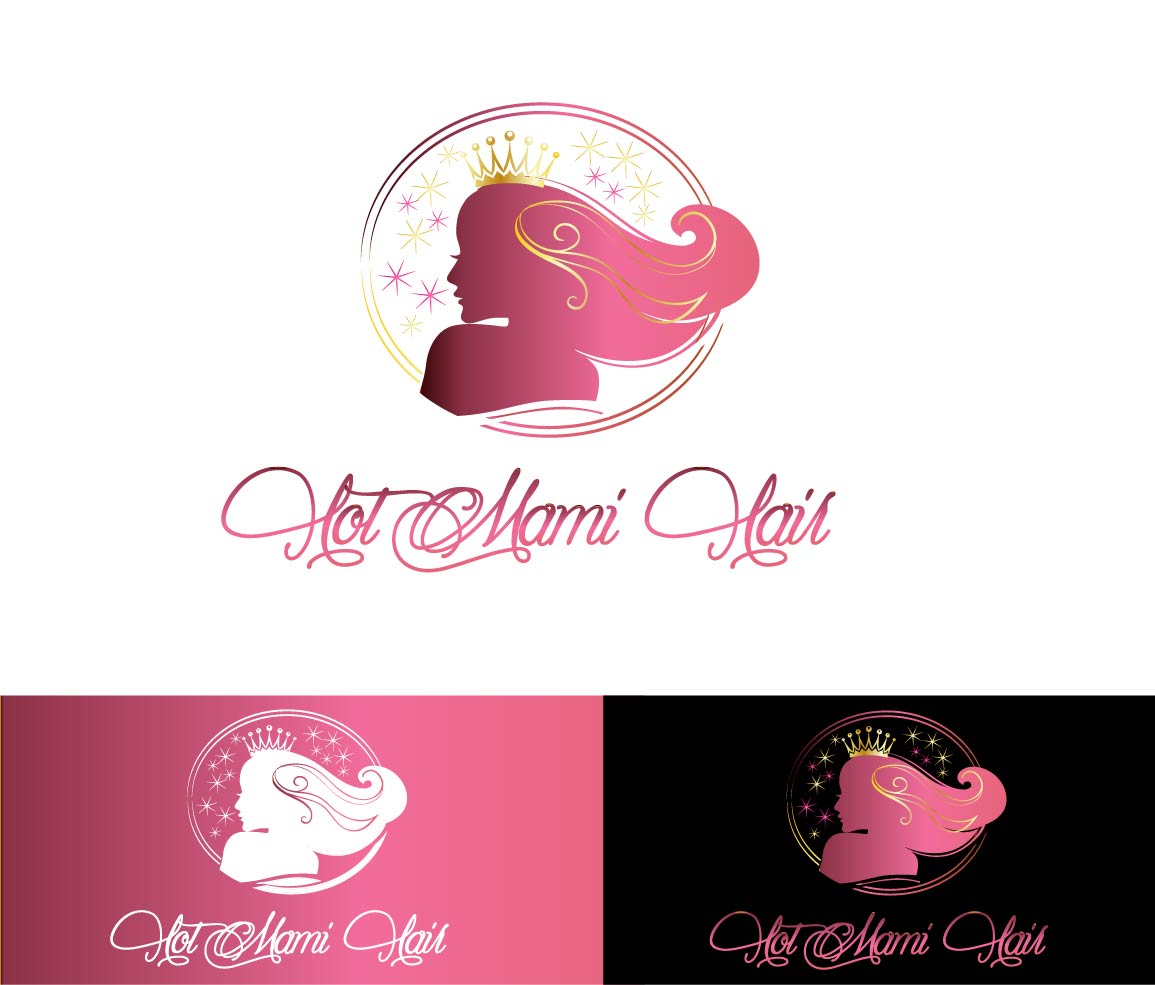 Logo Design Entry 1814855 submitted by artidesign to the contest for Hot Mami Hair run by maameg