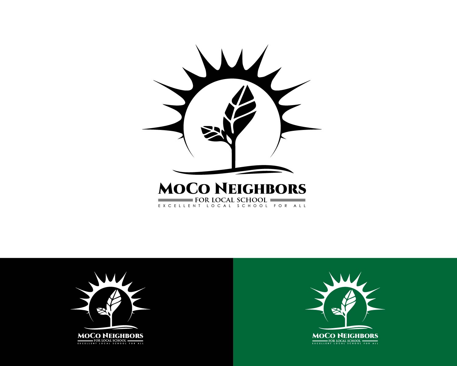 Logo Design Entry 1819229 submitted by JBsign to the contest for MoCo Neighbors for Local Schools run by ocmarts