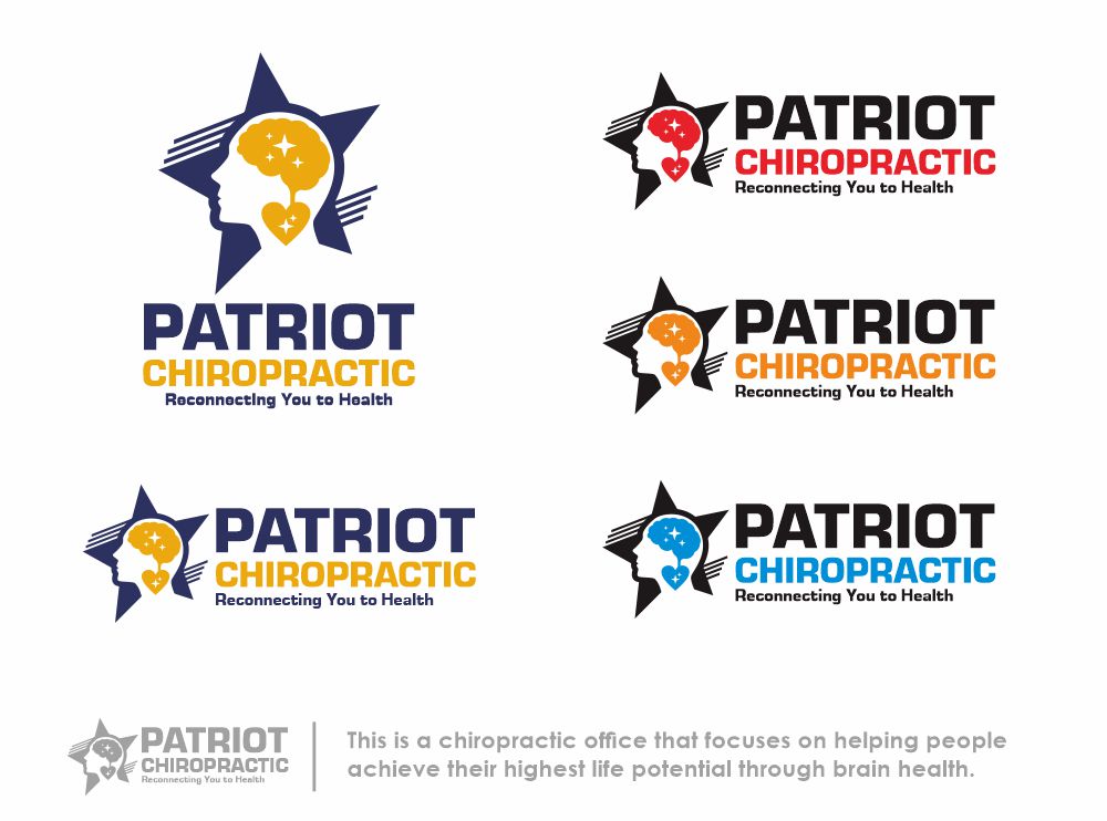 Logo Design Entry 1826915 submitted by ArtDevil to the contest for Patriot Chiropractic run by bharon