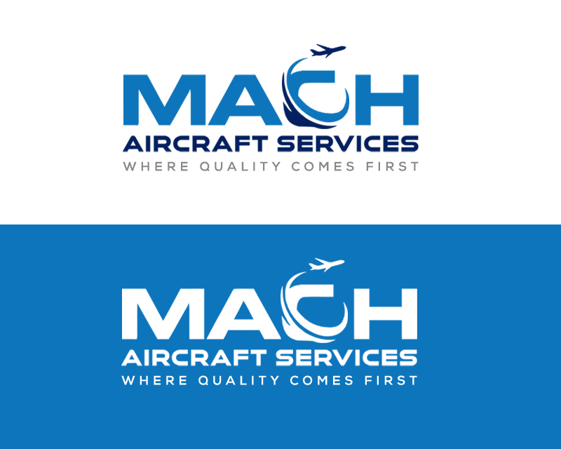 Logo Design entry 1829109 submitted by badluck to the Logo Design for MACH AIRCRAFT SERVICES run by monteslalo86