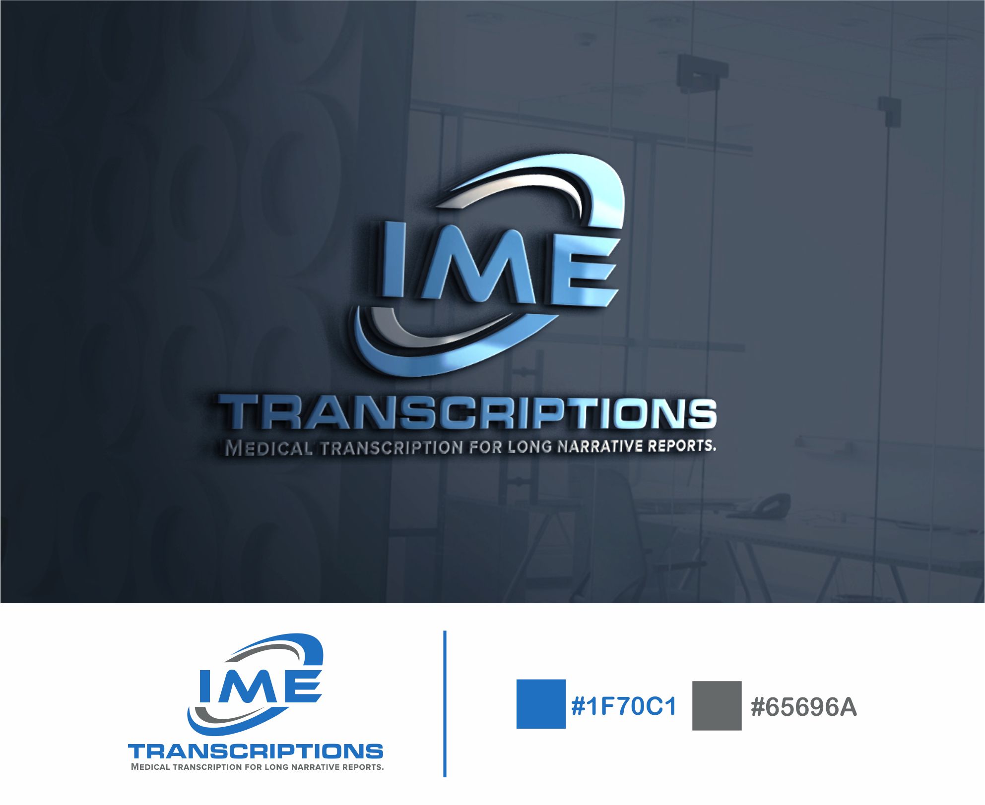 Logo Design entry 1840981 submitted by zoki169 to the Logo Design for IME Transcriptions run by sdt