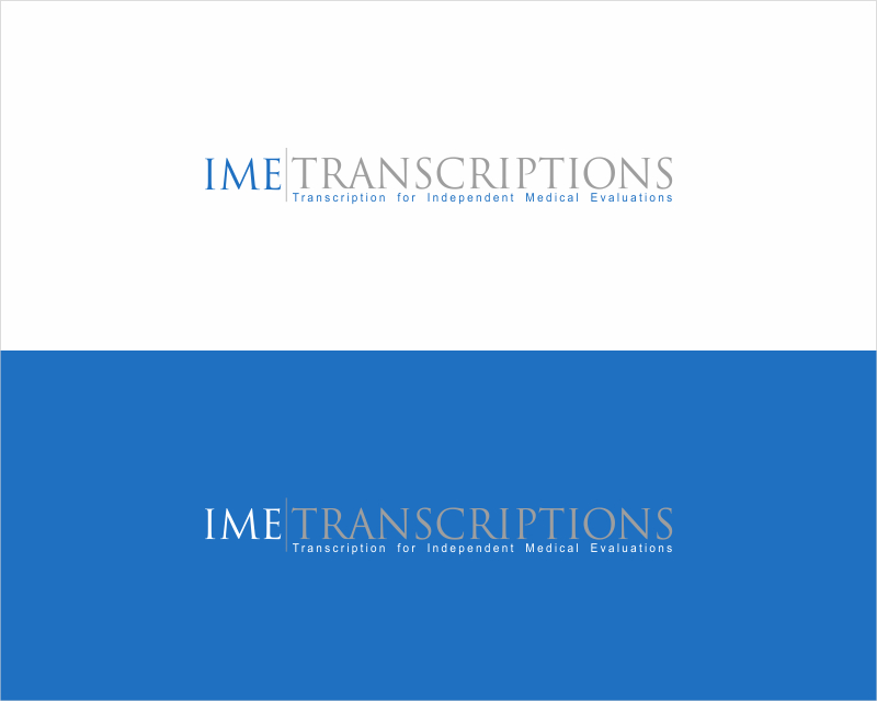 Logo Design Entry 1841236 submitted by Om Ganpataye to the contest for IME Transcriptions run by sdt