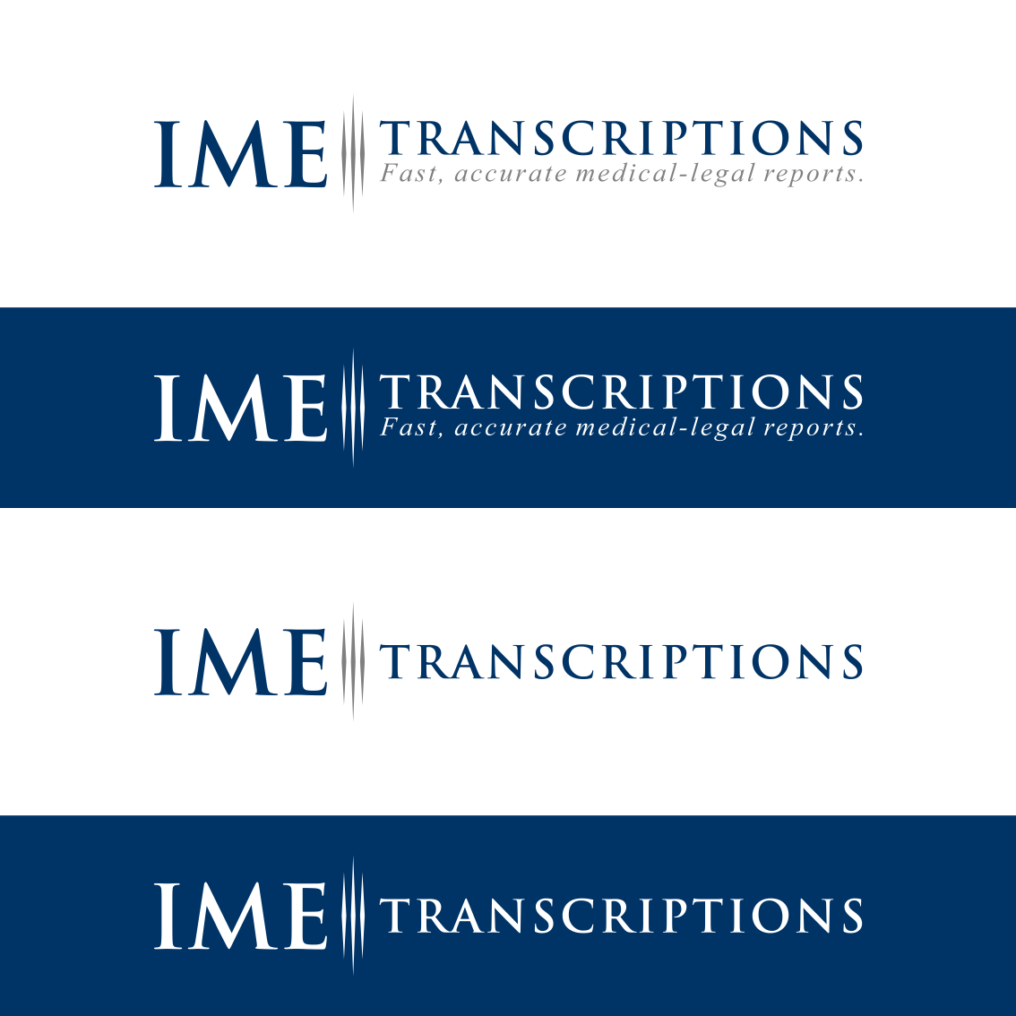Logo Design entry 1841562 submitted by zoki169 to the Logo Design for IME Transcriptions run by sdt