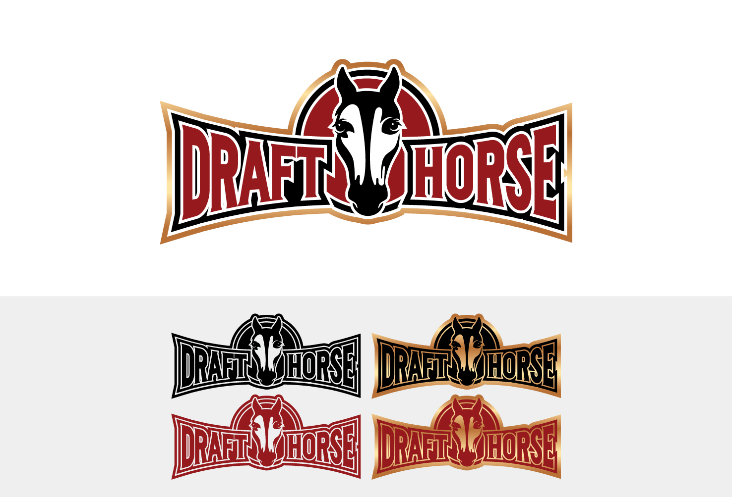 Logo Design Entry 1845272 submitted by shefkire to the contest for Draft Horse run by Merford