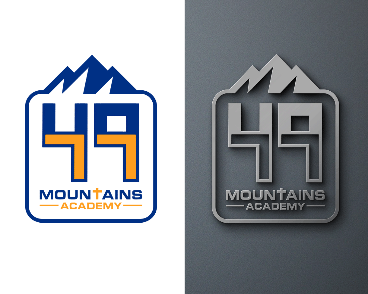 Logo Design Entry 1865426 submitted by DonyAditya1933 to the contest for 49 Mountains. Academy run by GL77Coach