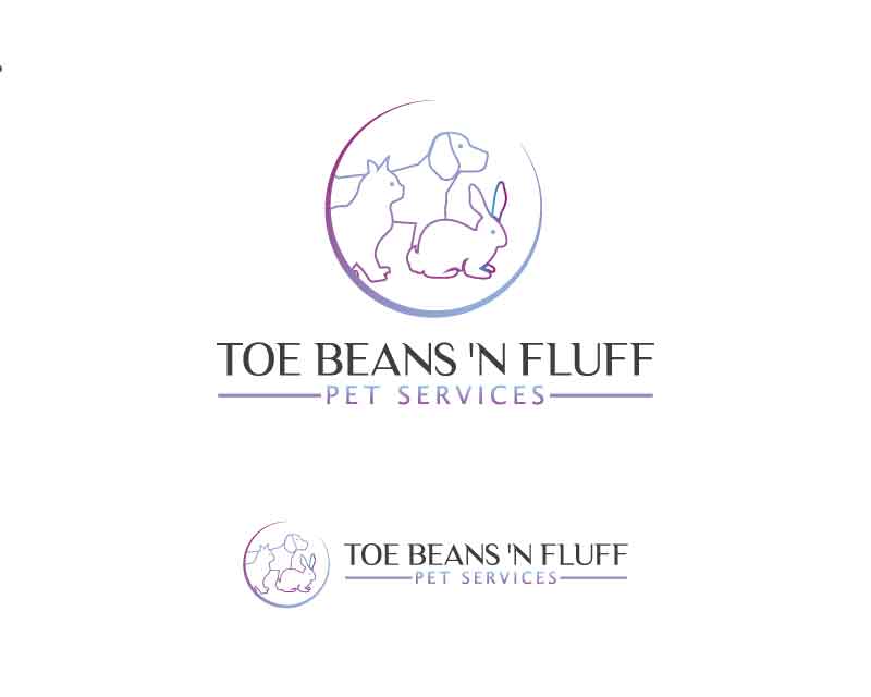 Logo Design Entry 1869853 submitted by RGR design to the contest for Toe Beans 'n Fluff run by toebeans