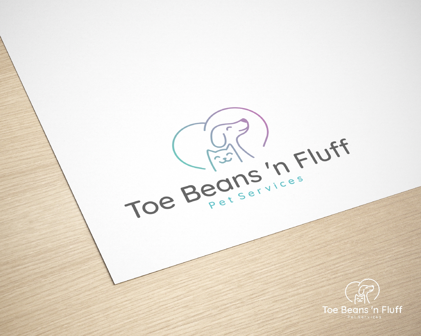 Logo Design Entry 1869939 submitted by Moderat to the contest for Toe Beans 'n Fluff run by toebeans