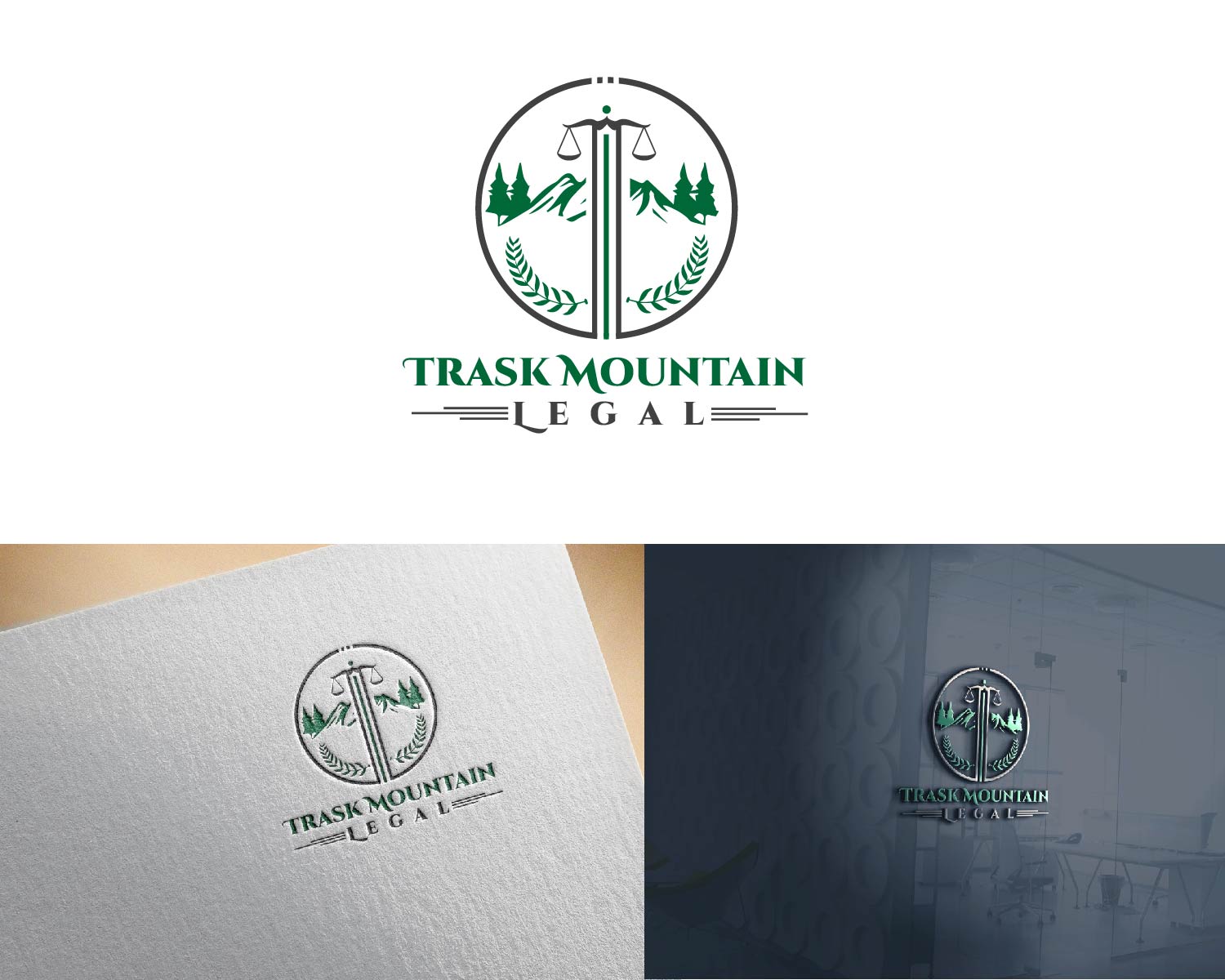 Logo Design Entry 1932001 submitted by JBsign to the contest for Trask Mountain Legal run by jlsenner@willamette.edu