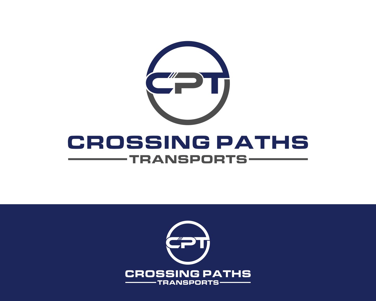 Logo Design Entry 1938464 submitted by Farhan to the contest for Crossing Paths Transports run by Casianox3