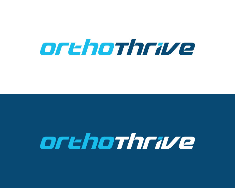 Logo Design entry 1940264 submitted by nsdhyd to the Logo Design for OrthoThrive run by NeptuneFox