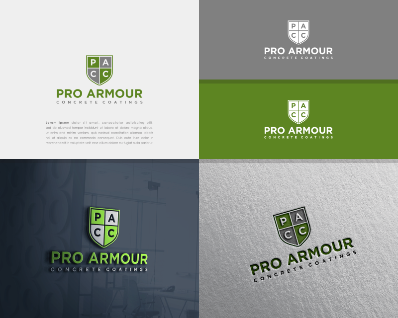 Logo Design Entry 1958071 submitted by alley to the contest for Pro Armour Concrete Coatings run by jantolini