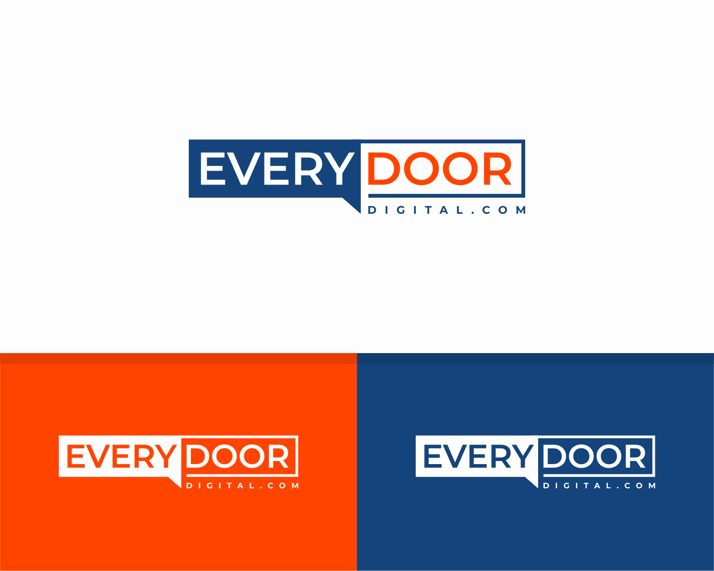 Logo Design entry 1958176 submitted by andsue to the Logo Design for Everydoordigital.com run by dhively