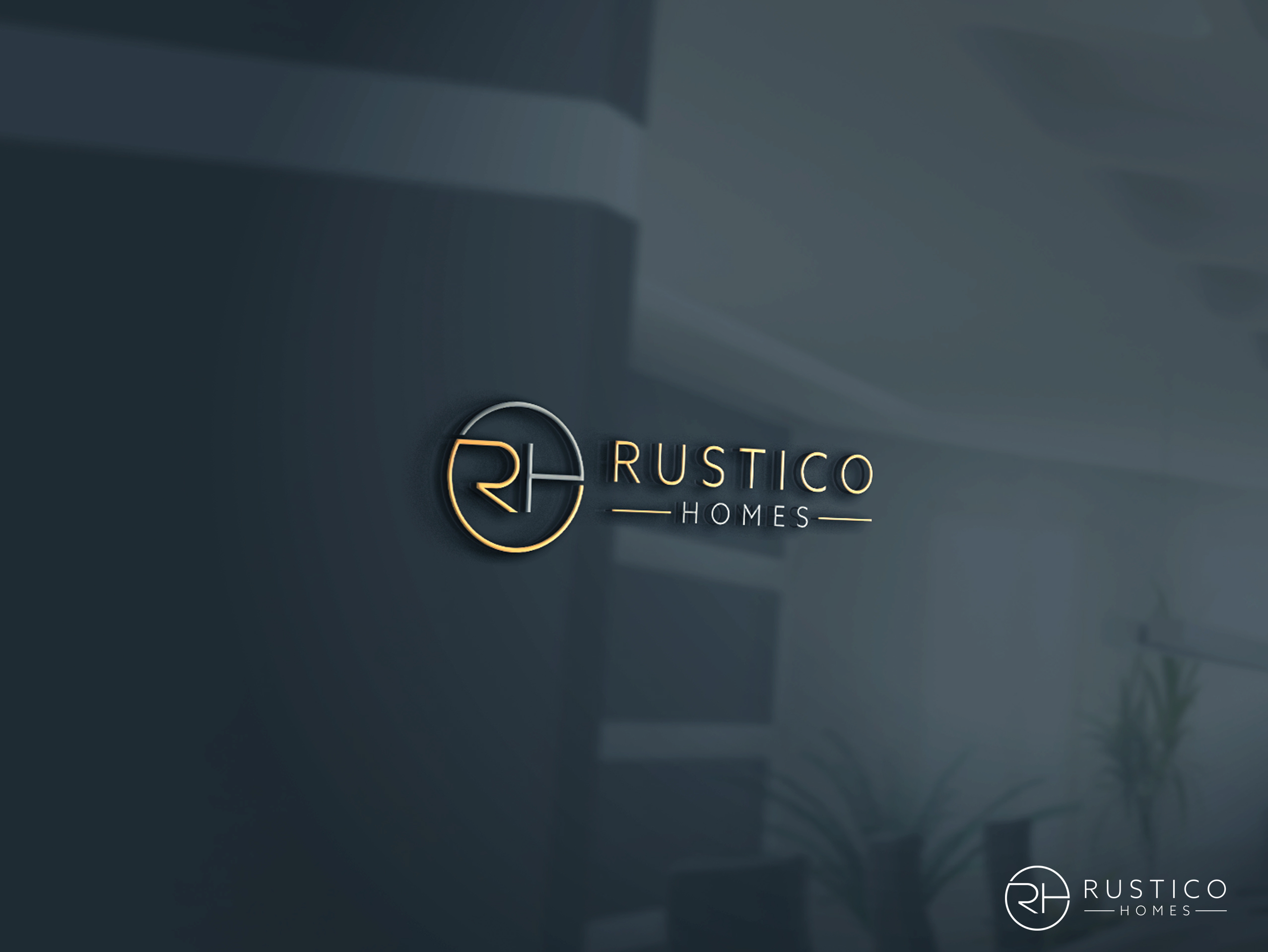 Logo Design entry 2004304 submitted by Sanadesigns to the Logo Design for Rustico Homes run by lhenryp1