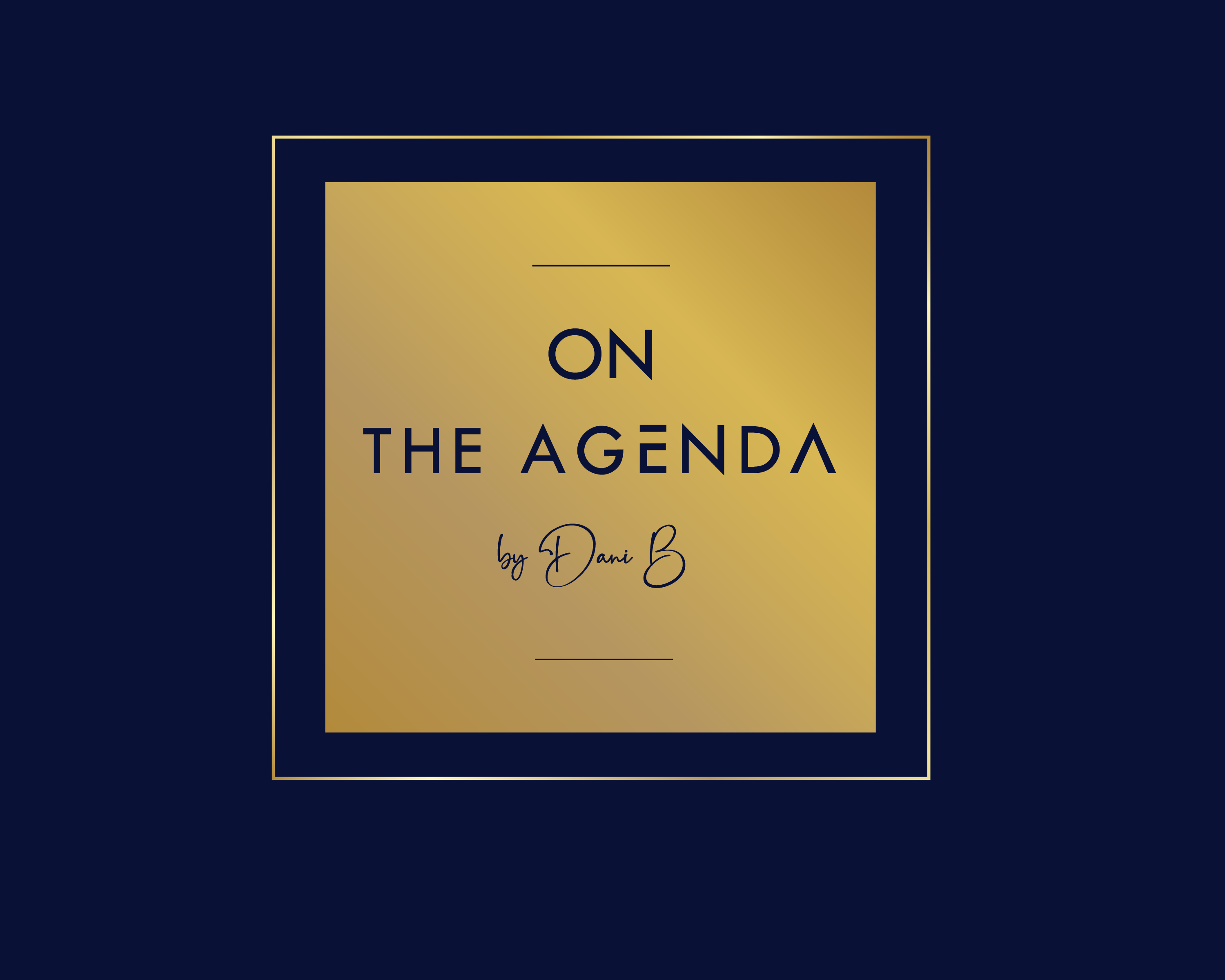 Logo Design entry 2013202 submitted by farahlouaz to the Logo Design for On the Agenda run by dpezzella1@gmail.com
