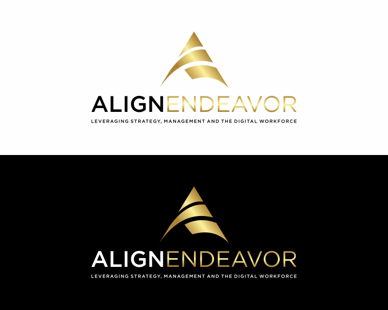 Logo Design entry 2016178 submitted by okley to the Logo Design for AlignEndeavor run by MaxCool33