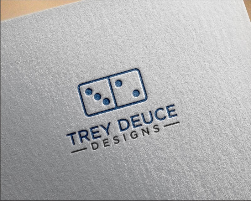 Logo Design entry 2027780 submitted by erna091 to the Logo Design for Trey Deuce Designs run by treydeucedesigns