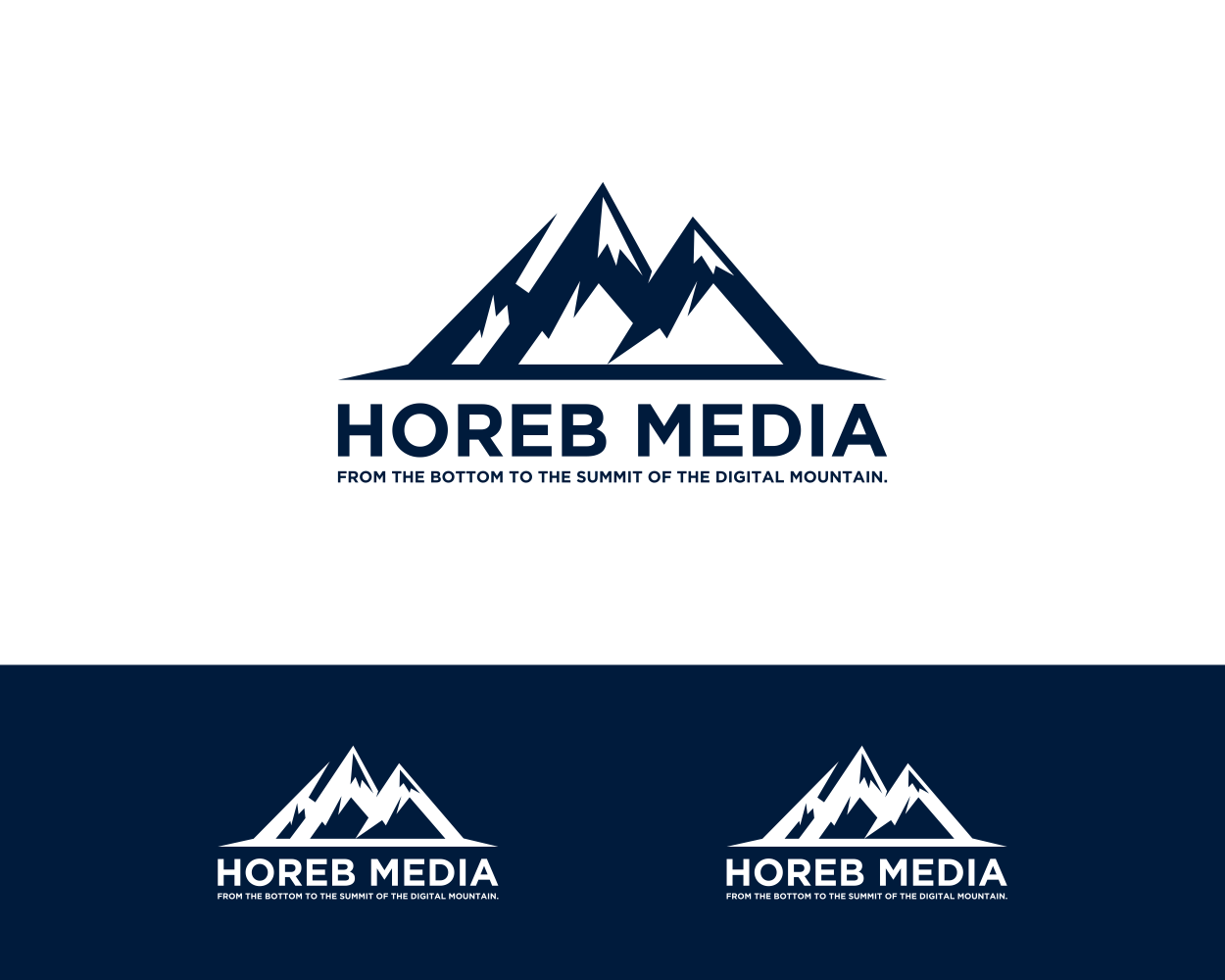 Logo Design entry 2030879 submitted by veva17 to the Logo Design for Horeb Media run by BlackLion4life