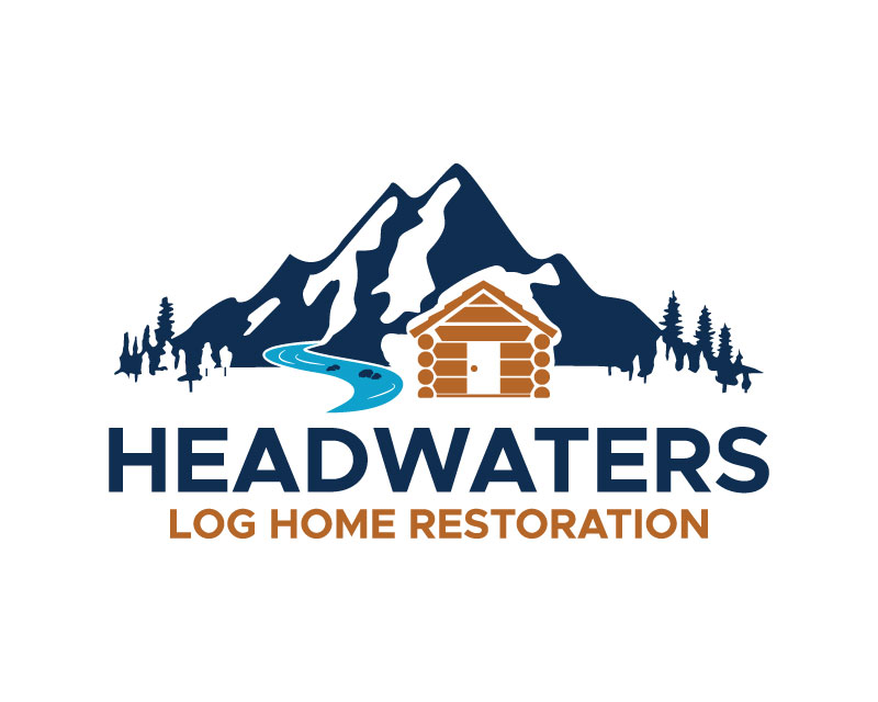 Logo Design entry 2032270 submitted by Milos 1807 to the Logo Design for Headwaters Log Home Restoration run by rcmichel18 