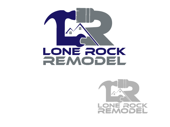 Logo Design Entry 2028413 submitted by graphics to the contest for Lone Rock Remodel run by haubrich01