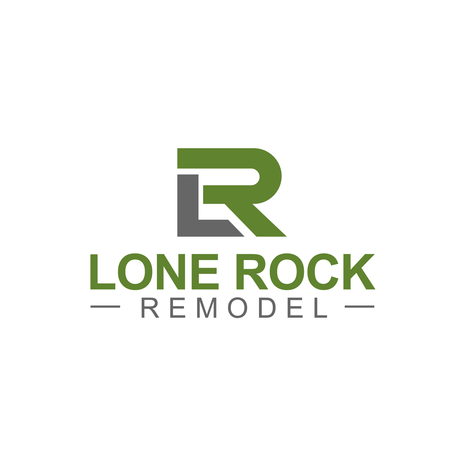 Logo Design entry 2028591 submitted by shehans to the Logo Design for Lone Rock Remodel run by haubrich01