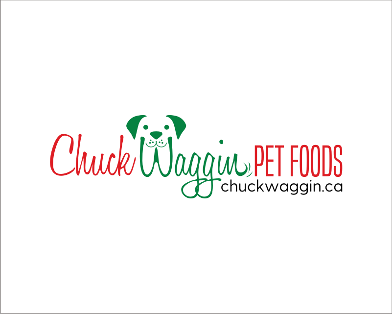 Logo Design Entry 2043780 submitted by dogeco to the contest for Chuck Waggin Pet Foods     chuckwaggin.ca run by chuckwaggin