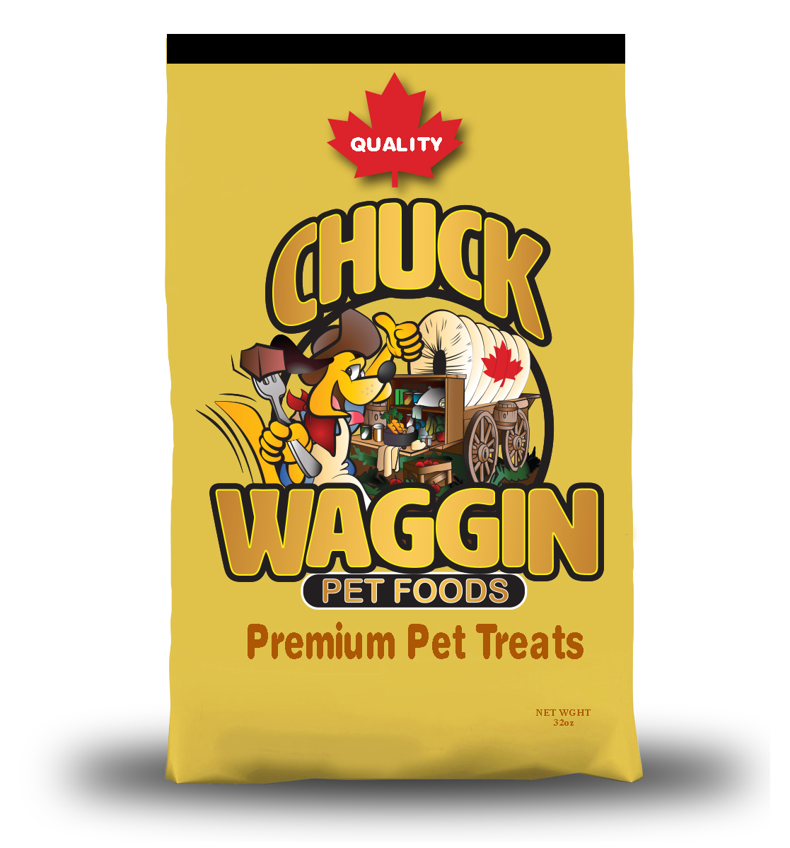 Logo Design entry 2043869 submitted by paulcantindesign to the Logo Design for Chuck Waggin Pet Foods     chuckwaggin.ca run by chuckwaggin