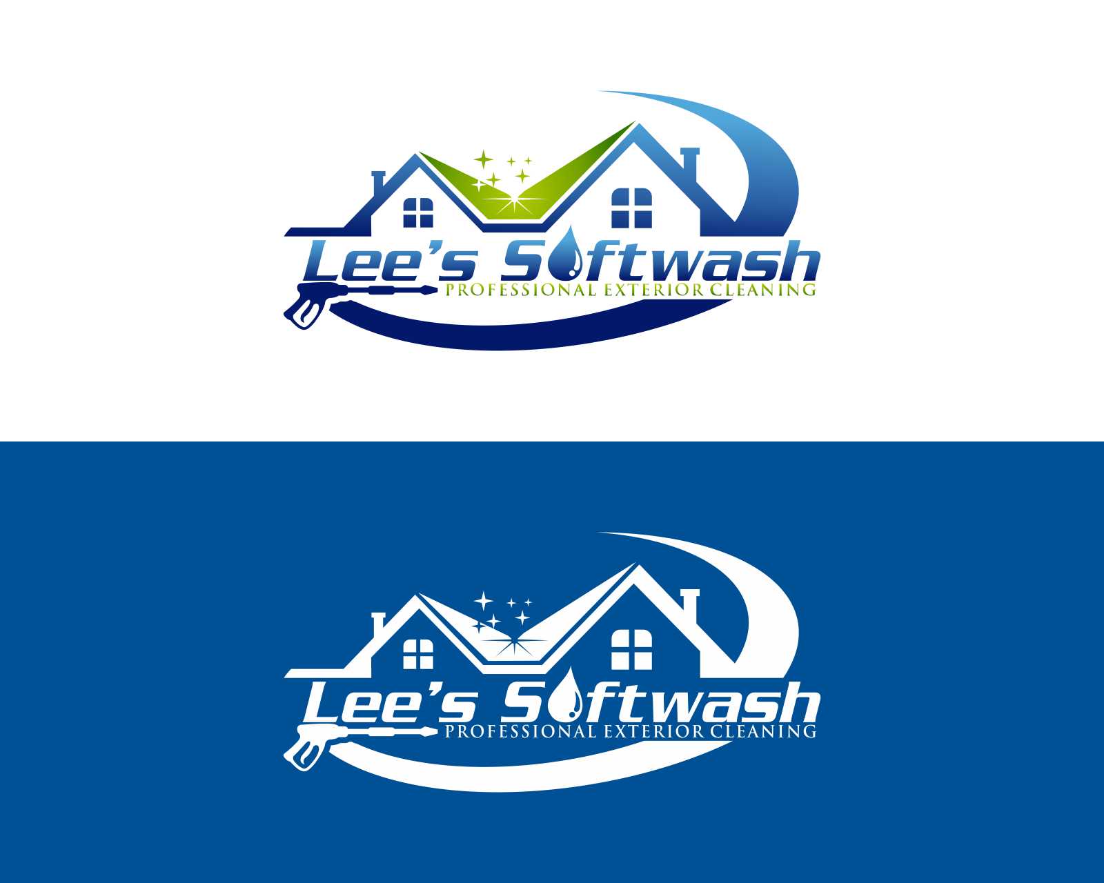 Logo Design entry 2083332 submitted by Muse Art to the Logo Design for Lee’s Softwash run by ALee2020