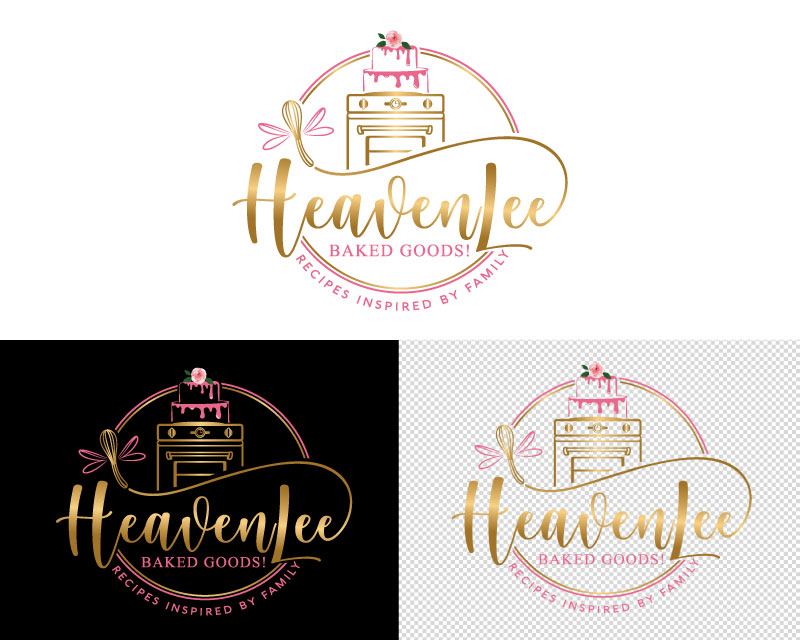 Logo Design entry 2085652 submitted by Amit1991 to the Logo Design for HeavenLee Baked Goods! run by nmcmiller