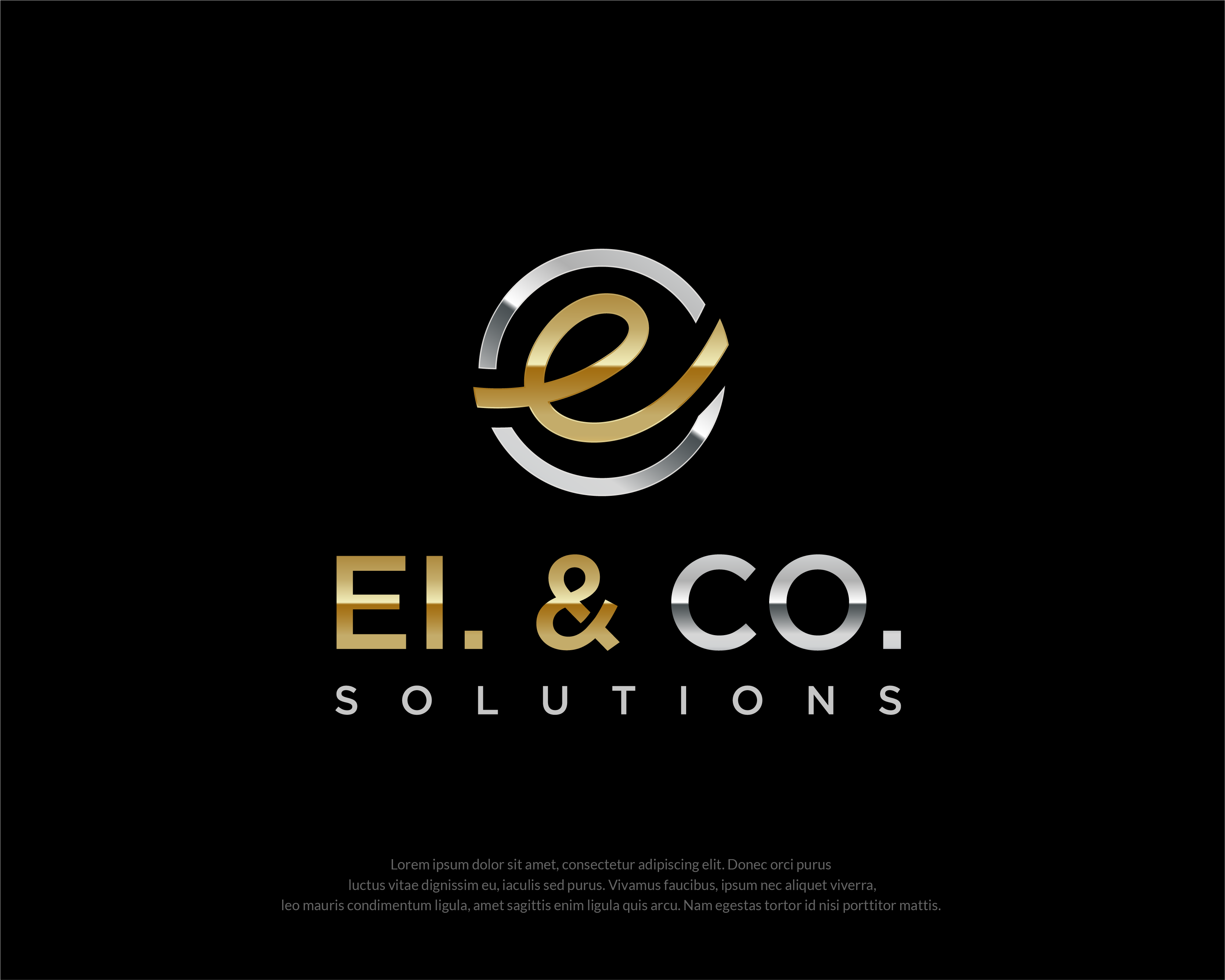 Logo Design Entry 2087649 submitted by dhanny09 to the contest for Ei. & Co. Solutions  run by EiCo