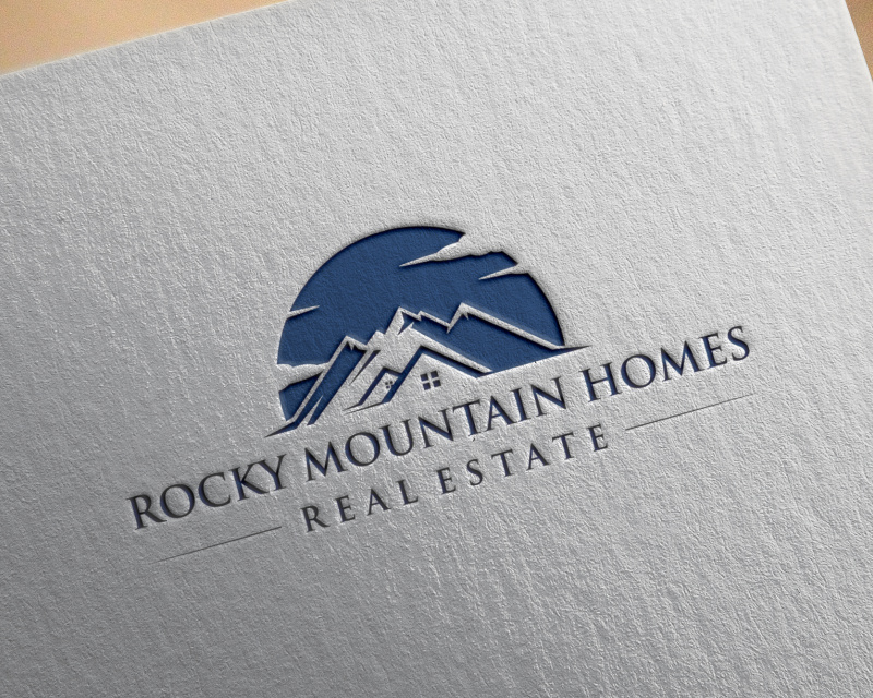 Logo Design entry 2094121 submitted by just to the Logo Design for ROCKY MOUNTAIN HOMES REAL ESTATE                    run by StaceyMargulies