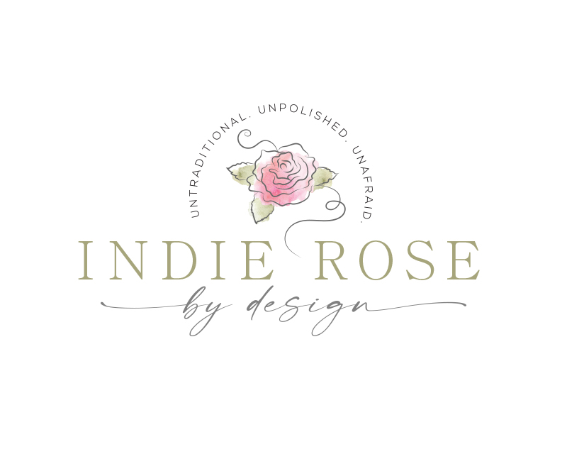 Logo Design entry 2099990 submitted by Kimbucha1 to the Logo Design for Indie Rose By Design run by SpencerandEmily