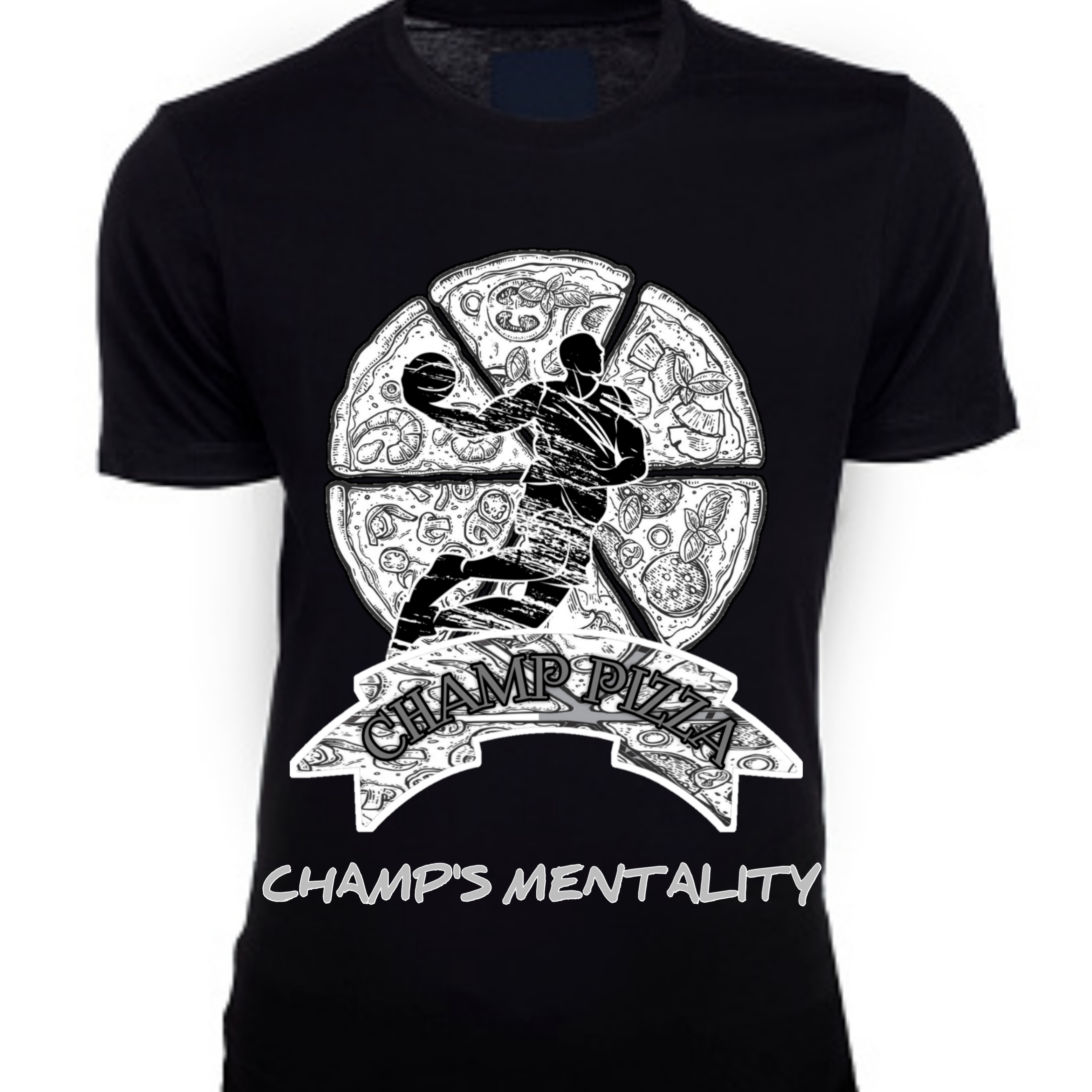 T-Shirt Design Entry 2102563 submitted by Adiart123 to the contest for Champ Pizza run by TysonChamp