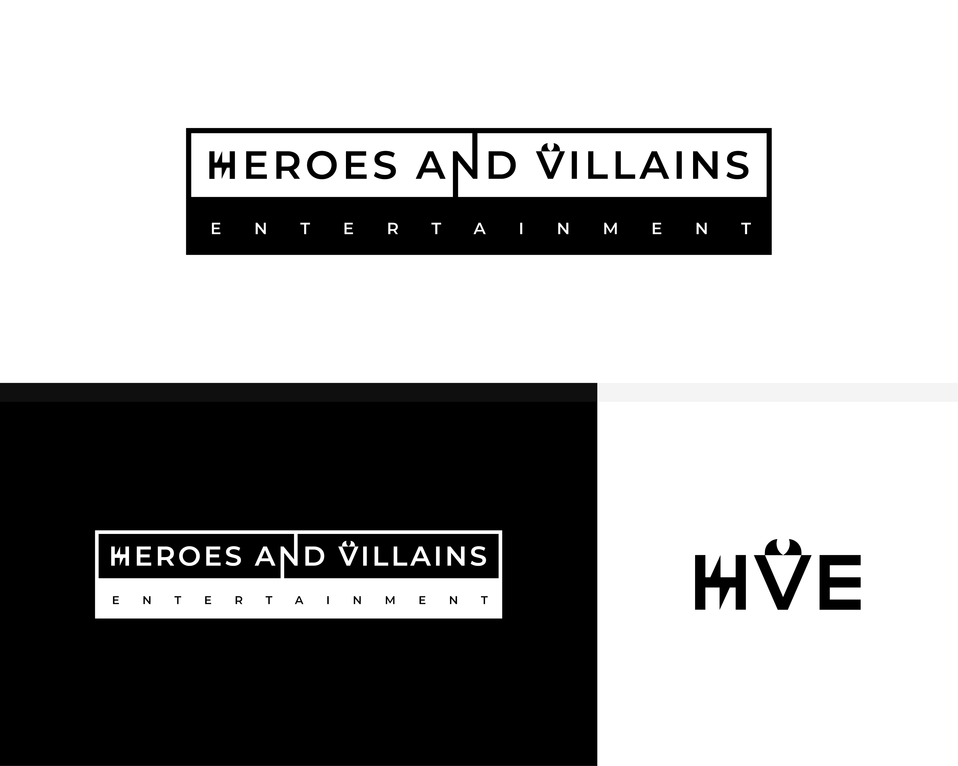 Logo Design Entry 2107572 submitted by stevekorwa to the contest for Heroes and Villains Entertainment run by mgoerg