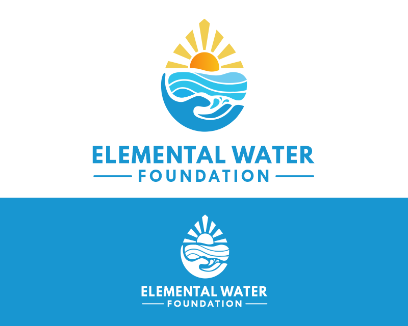 Logo Design entry 2119198 submitted by Bhenar Hafiz to the Logo Design for Elemental Water Foundation run by elementalwaterfoundation