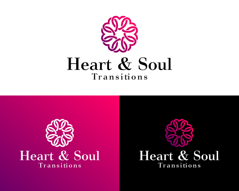 Logo Design entry 2125933 submitted by M4rukochan to the Logo Design for Heart & Soul Transitions  run by Rebecca Brown 