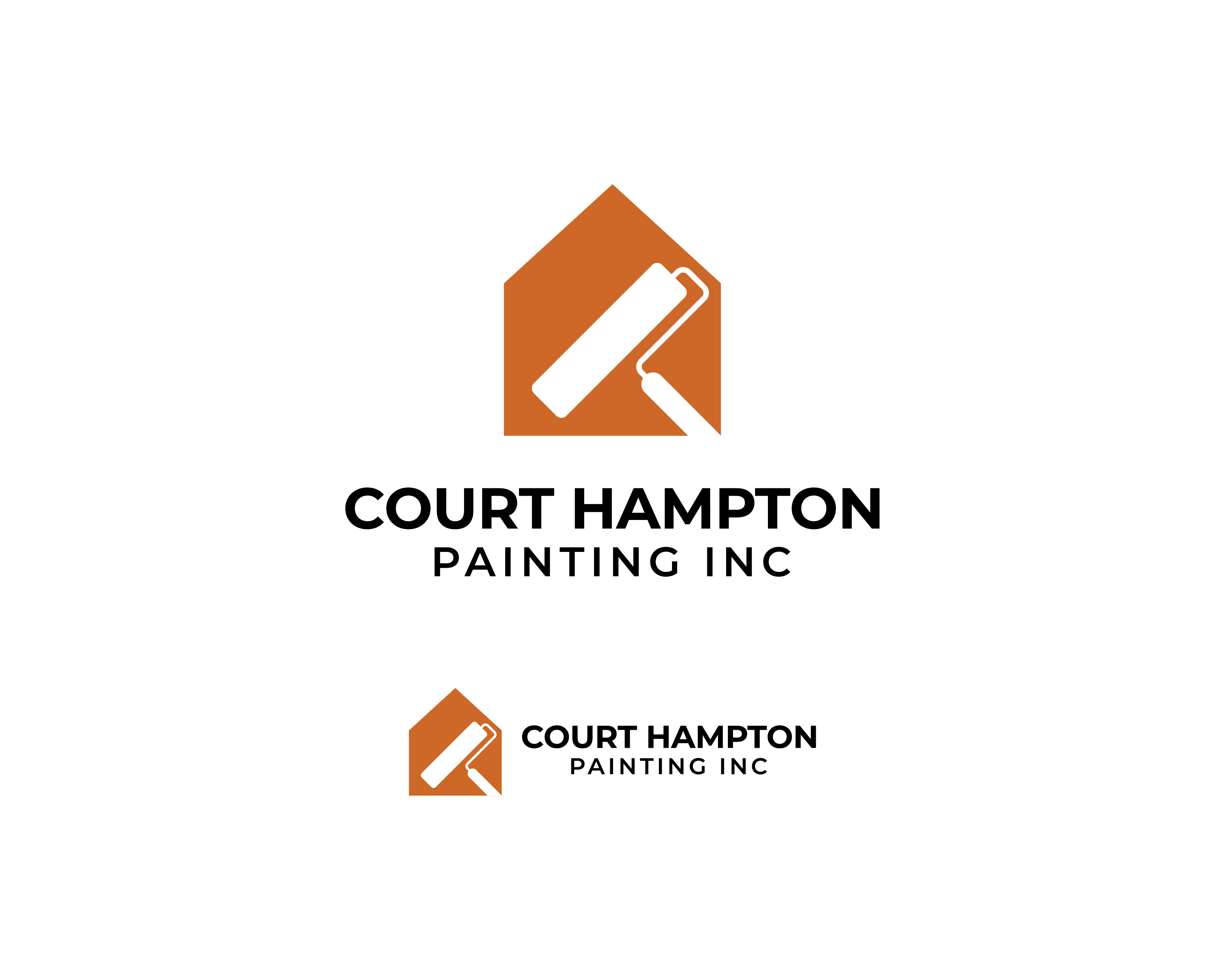 Logo Design Entry 2129496 submitted by gilangwepe to the contest for Court-Hampton Painting Inc. run by CHP