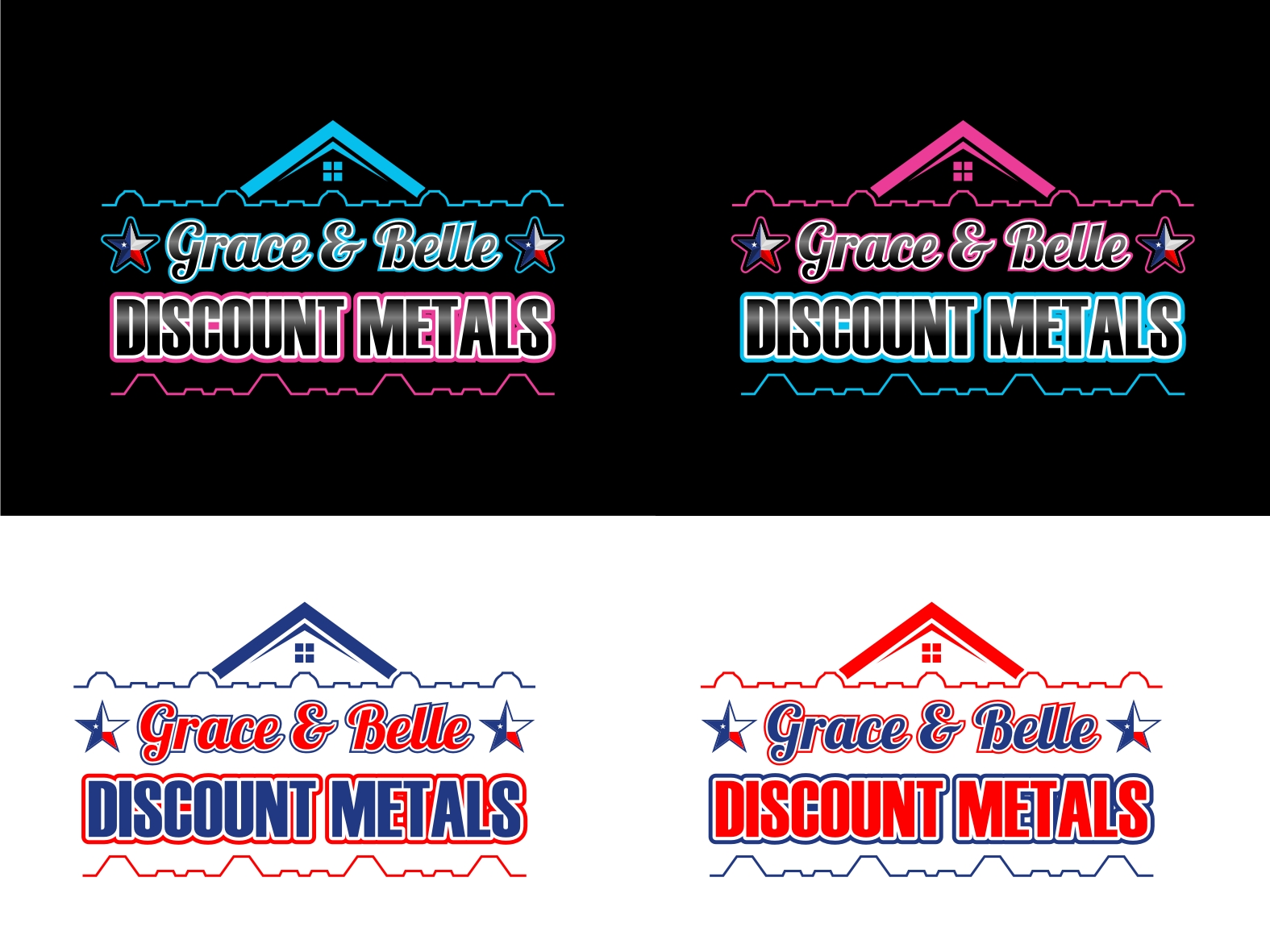 Logo Design entry 2166305 submitted by Grafixdesain to the Logo Design for Grace & Belle Discount Metals run by Grace.and.belle